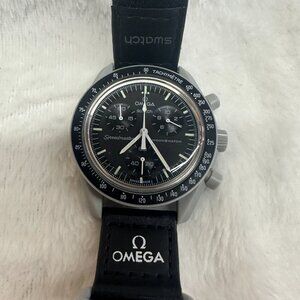 Omega x Swtach Men's Ceramic Watch